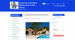 Desktop Screenshot of handymancostablanca.com